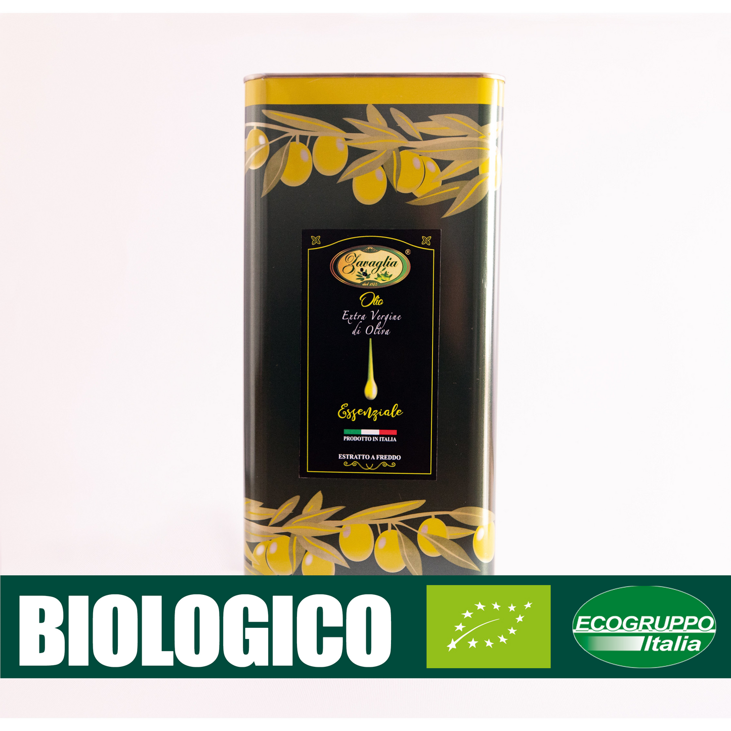 Lattina olio extra vergine di oliva BIOLOGICO - Olio Zavaglia