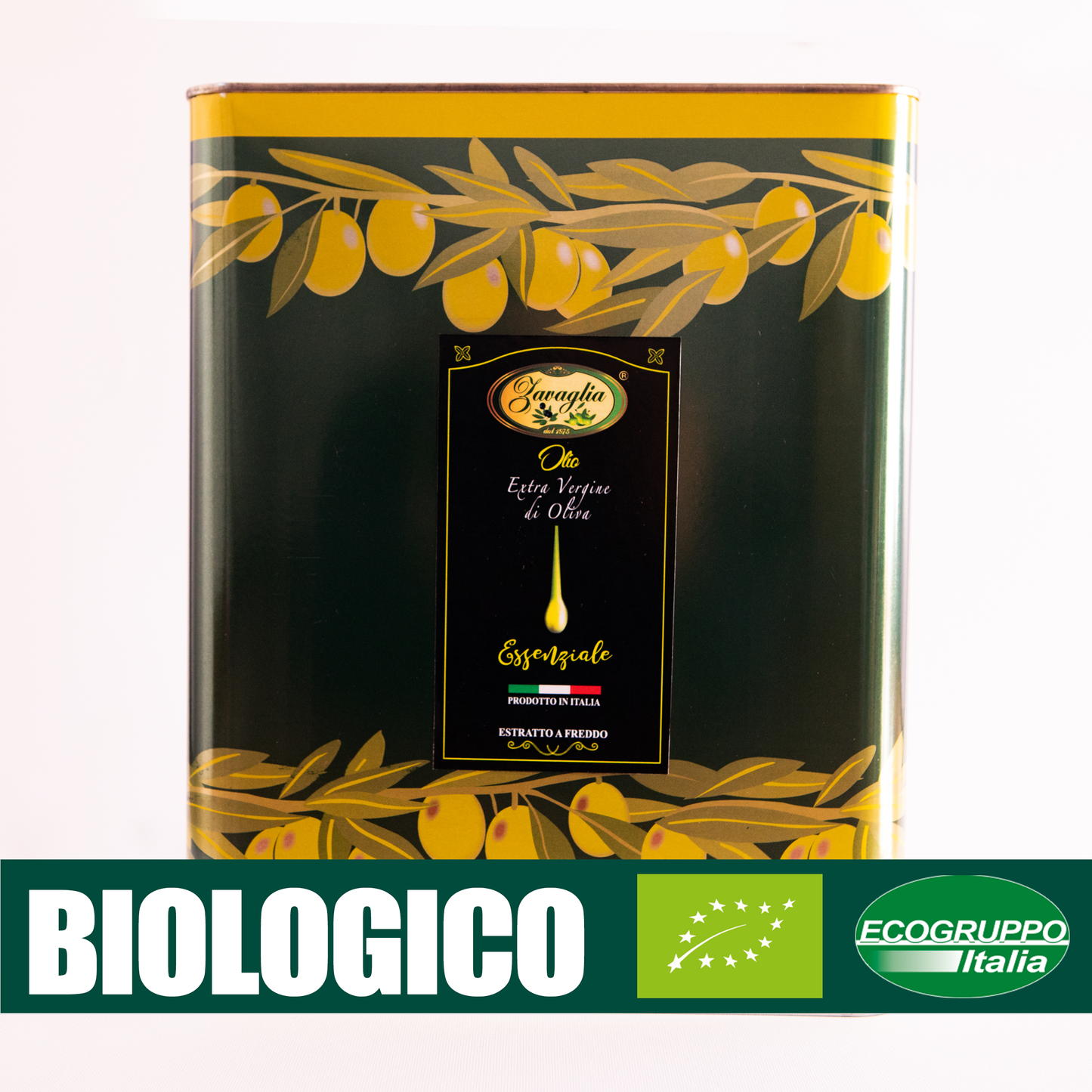 Lattina olio extra vergine di oliva BIOLOGICO - Olio Zavaglia